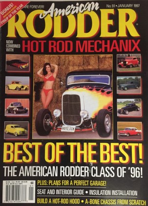 AMERICAN RODDER 1997 JAN - BUILD A HOOD, KENT FULLER, F100